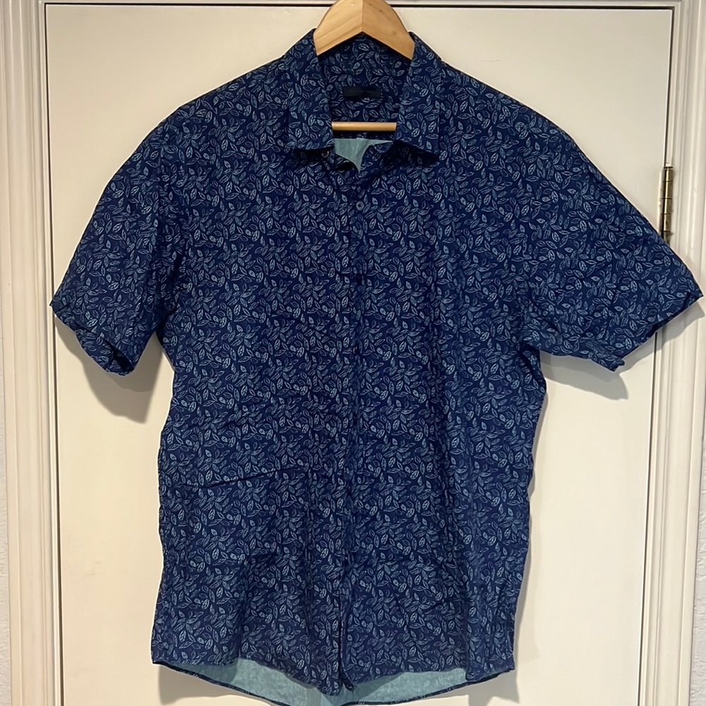 Zachary Presley SS BUTTON UP XL